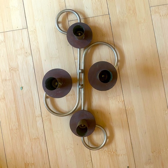 Vintage Brass Candleholder - Picture 3 of 3